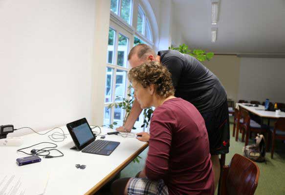 Data entry at base